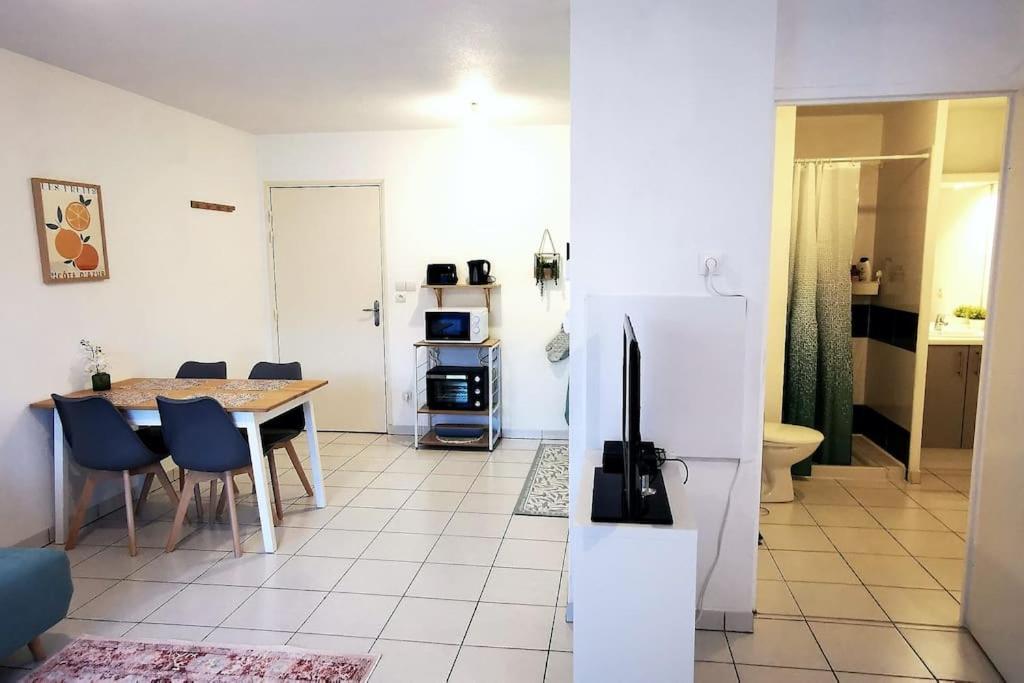 Grand Studio Lumineux Et Sa Terrasse Au Calme Toulouse Exterior foto